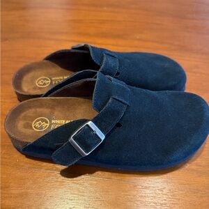 White Mountain Clogs with Buckle